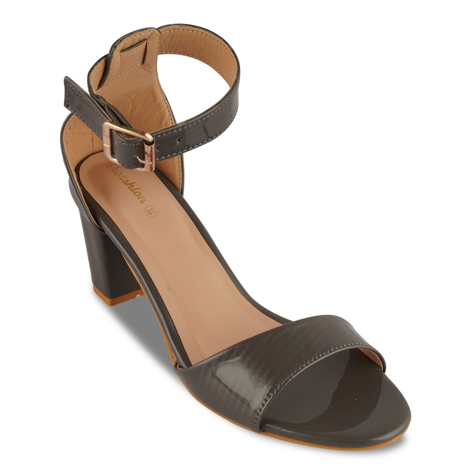 Women Stylish Block Heel Sandals | Open Toe Ankle Strap Party Wear Heels