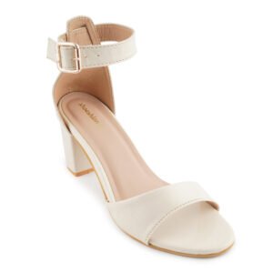 Women Elegant Block Heel Sandals | Open Toe Ankle Strap Stylish Party Wear Heels