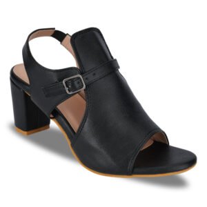Women Stylish Block Heel Sandals | Open Toe Buckle Strap Fashion Heels